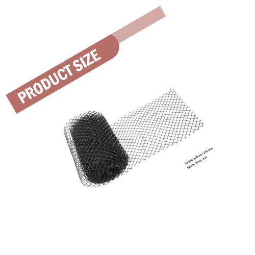 1Conjunto Plástica Para Proteção De E Calhas Preta Durável 1