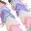 6Pares Metal Colorido Design Orelhas De 8
