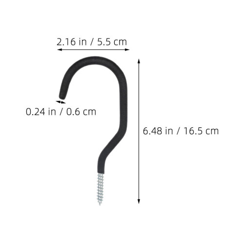 8Pz Supporti Bici Resistenti in Acciaio Nero Per A 1