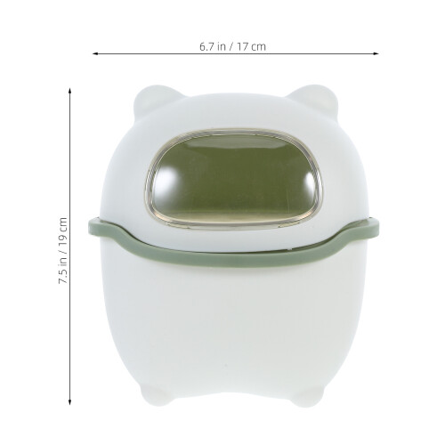 Rifiuti Cartone Animato Orso Con Coperchio 2