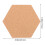 Conjunto De Painel Hexagonal Cortiça Com Revestimento Autoadesivo 3