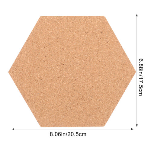 Conjunto De Painel Hexagonal Cortiça Com Revestimento Autoadesivo 2
