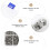 Parada De Metal Prata DIY Material Para 8