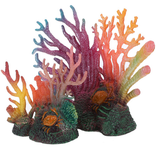 2 unidades de coral artificial para e enfeite subaquático 1