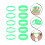 nastro in silicone termoadesivo resistente calore, 10 pezzi 5