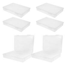 6Pz Scatole Organizer Trasparenti Perline Hobby
