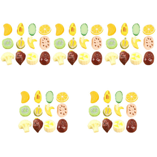60 Unidades Mini De E Legumes Artificiais Simulados 2