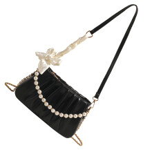 Sac messager tendance pour femmes, sac à bandoulière avec-Noir