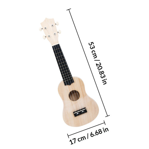 Set Da Te Chitarra Ukulele In Legno Per Bambini Con Graffiti 1