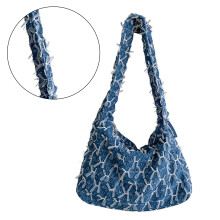 Sac à bandoulière léger avec poignée personnalisée,-Bleu