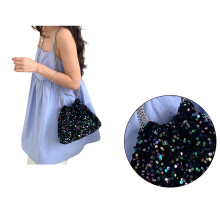 Bucket Bag Fashion Crossbody Bag Large Capacity Ruched-Colorful