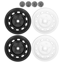 Road Ready Car Wheel for 1/10 Scale RC Vehicles, OE Direct Replacement Zinc Alloy Beadlock Wheel Hub with 1.9 Inch Tire Compatibility, High-Quality Ma