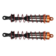 2 Stück Metall-Stoßdämpfer für 1/8 RC Auto, 143 mm, langlebig und rostfrei