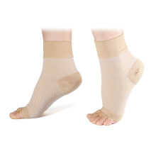 Chaussettes plantaires de compression, manchons de pied pour le soutien de la cheville et le soulagement des articulations, chaussettes respirantes