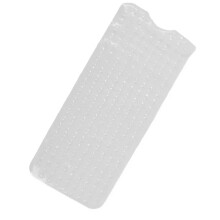 Halkfri badmatta med massagedyna, mjuk PVC-material, realistisk konturerad stendesign med 200 stora sugkoppar, effektiva dräneringshål för