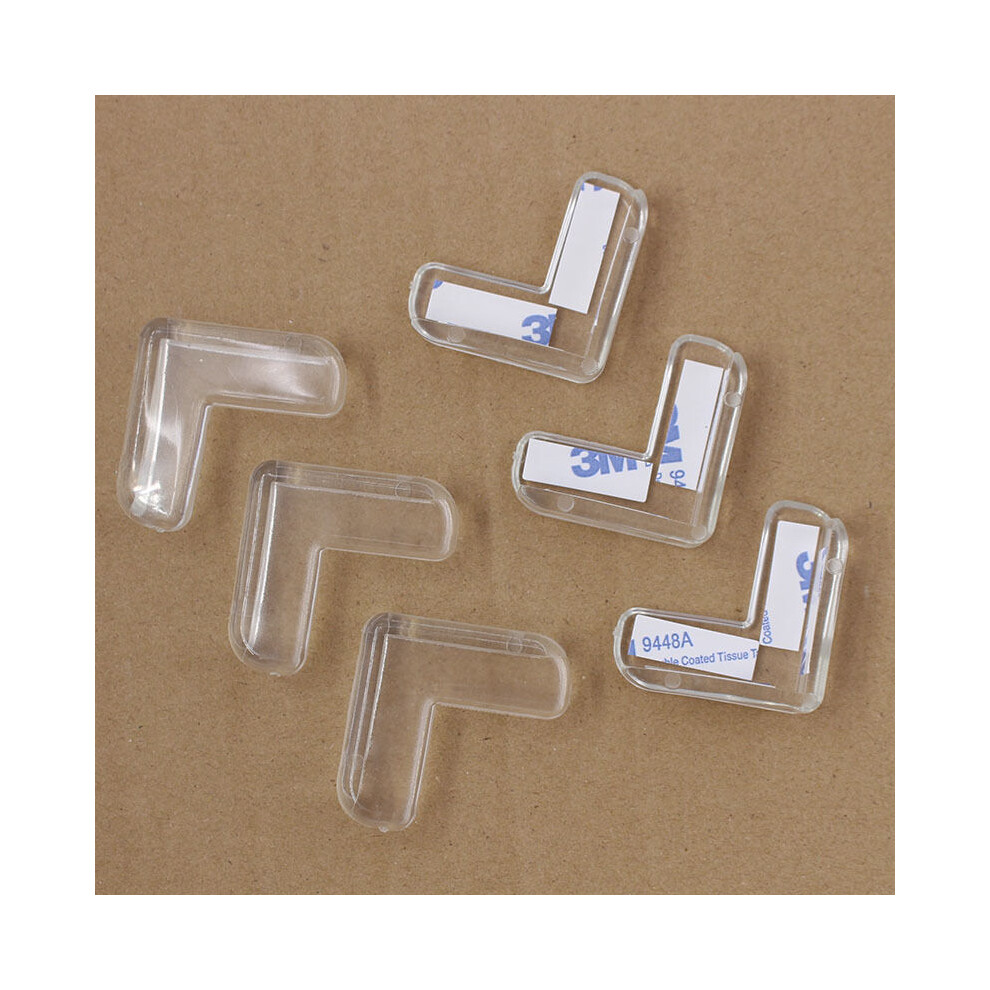 Table Corner Protector for Furniture, Baby Proofing Clear Corner Guards, Soft PVC High-Strength Adhesive Odorless and Safe, Impact-Absorbing