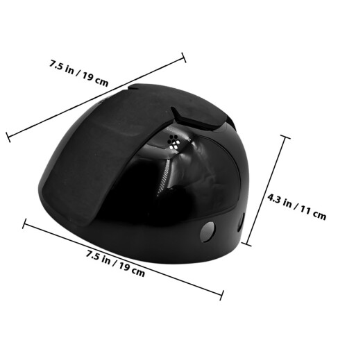 Universal Para Casco ABS Negro Anticolisión Y Práctico 1