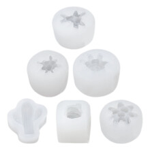 6Ud Moldes De Silicona Para Velas Forma DIY Duradero