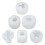 6Ud Moldes De Silicona Para Velas Forma DIY Duradero 1