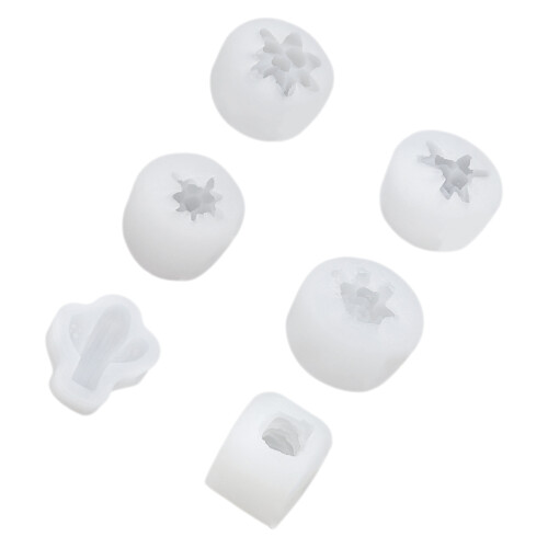 6Ud Moldes De Silicona Para Velas Forma DIY Duradero 2