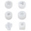 6Ud Moldes De Silicona Para Velas Forma DIY Duradero 4