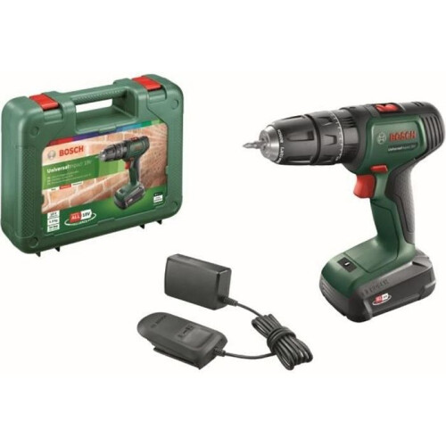 Bosch Perceuse Visseuse UniversalImpact 18V (1x1,5 Ah) + AL 1810 CV