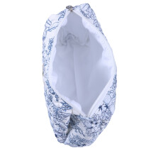 Sac matelassé avec motif floral, trousse de toilette,-M