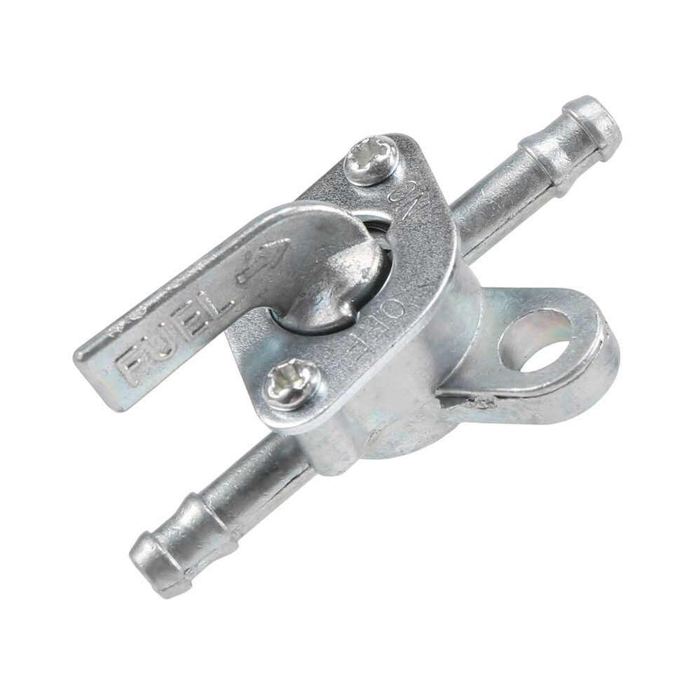 1/4 Inch Inline Oil Gas Fuel Tank Tap Filter Petcock Pit Pro Quad Dirt Bike Silver 6031716067449