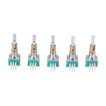 5PCS EC11EBB24C03 Dual Axis Encoder with  30 Positioning Number 15 Pulse Point Handle 25mm