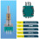 5PCS EC11EBB24C03 Dual Axis Encoder with  30 Positioning Number 15 Pulse Point Handle 25mm 2