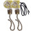 Ceiling Fan Light  Zing Ear ZE-109 Two-Wire Light  with Pull Cords for Ceiling Light Fans Lamps 2Pcs Bronze 1