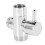 SOLID diverter 3-way diverter valve All 1/2 inch IPS shower system spare part, copper chrome plating 2