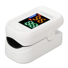 Weißer Fingerspitzen-Oximeter, 1150mAh, 35x60x31mm Blut-Sauerstoff-Messgerät
