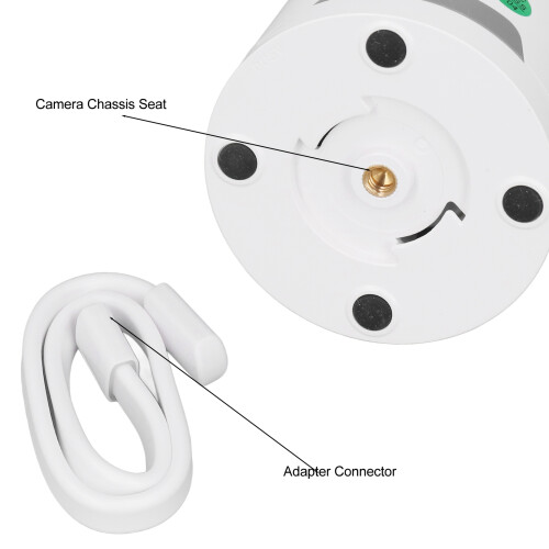 Flexible Twist Mount 3MP Baby Camera Long Range & 2-Way Audio Feature 2