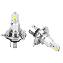 2PCS 110W 2600LM H4 Motorcycle LED Headlight Bulbs for Car SUV Truck RV Yellow