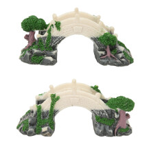 Resin Aquarium-Bogen Dekoration 7x17,5x7,5 cm Fischtank-Ornament