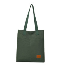 Sac à main fonctionnel en nylon, sac à bandoulière de-Vert
