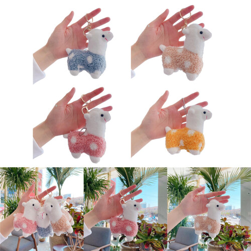 Porte-clés de poupée Compact et Portable, pendentif en-Bleu 2