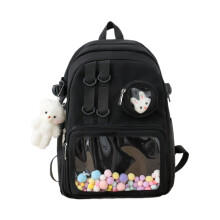 Sacs à bandoulière à Double sangle, sac de-Noir Avec pendentif