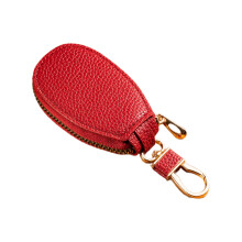 Durable Portable Car Key Wallets for Women and Couples-Burgundy