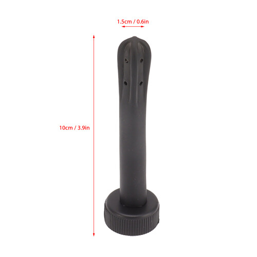Hygienic Silicone Douche Nozzle: Travel Ready with Threaded Lid 1