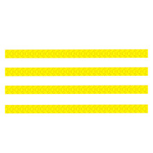 Silicone Protector Cover for Luggage Wheel Travel-Yellow 4 pack