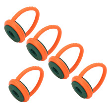 Billard-Queue-Halter Set mit 5 Edelstahlringen, 10 mm, zur Aufbewahrung von Poolstöcken