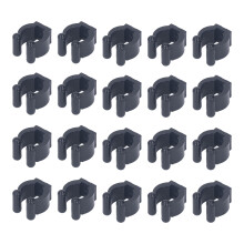 Stable And Practical Wall-Mounted Pole Clamps, Billiards Cue Locating Clips For Multiple Functions In Your Home Or Club (20Pcs)