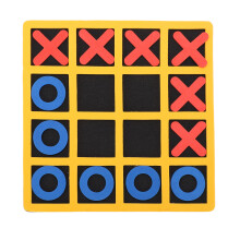 Klassiek boter-kaas-en-eieren-spel, milieuvriendelijk EVA-materiaal, bevordert cognitieve vaardigheden, gemakkelijk mee te nemen, heldere en