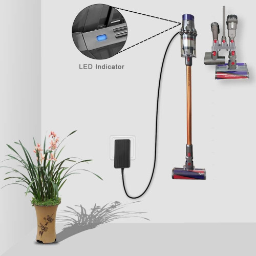 Αντικατάσταση φορτιστή μπαταρίας Dyson, τροφοδοτικό με πιστοποίηση UL με προστασία 1