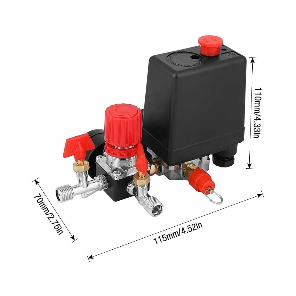 Precision Air Compressor Valve, High Accuracy Gauge Pressure Regulator For Micro Compressors 9169997188441