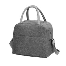 Isolierte Lunchtasche, wiederverwendbar, auslaufsicher,-Grau