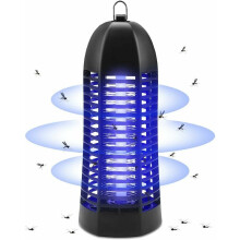 Electric Insect Killer, Bug Zapper with LED Light, Waterproof & Portable, High-Efficiency UV Light & High-Voltage Grid, Safe & Easy to Use for Home &