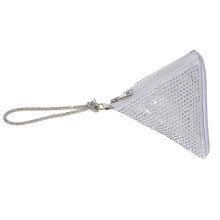 Abend-Clutch für Damen,-heißes Diamantsilber